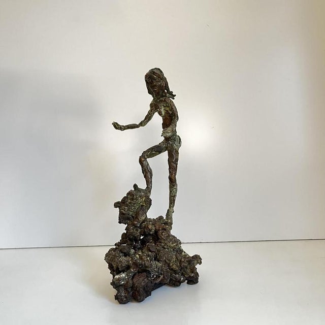 Léon de Pas, Female Nude Sculpture, 1980s, Bronze For Sale - Image 9 of 11