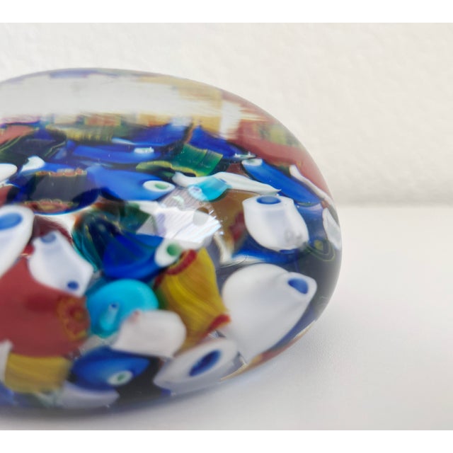 Mid-Century Modern Large Vintage Murano Scramble Paper Weight For Sale - Image 3 of 7