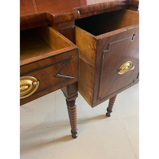Large Antique George I Figured Mahogany Sideboard, 1780s For Sale - Image 17 of 18