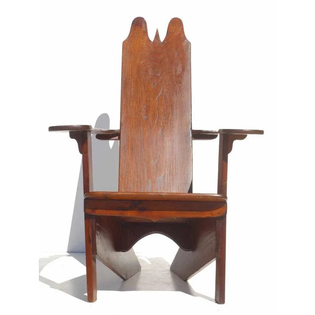 Rationalist Italian Gino Levi Montalcini Wood Lounge Chair, 1930s For Sale - Image 13 of 13