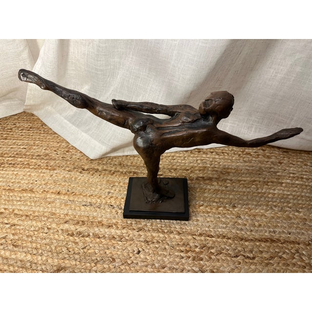 1980s Bronze Finish Sculpture Replica of Degas’ Dancer For Sale - Image 12 of 13