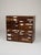 Mid-Century Modern Vintage Hungarian Wooden Tool Cabinet Apothecary Chest with Labeled Drawers, 1950s For Sale - Image 3 of 4