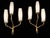 Magnificent pair of gilt bronze wall sconces by arlus france, reminiscent of the work of félix agistuni, veritable plant...
