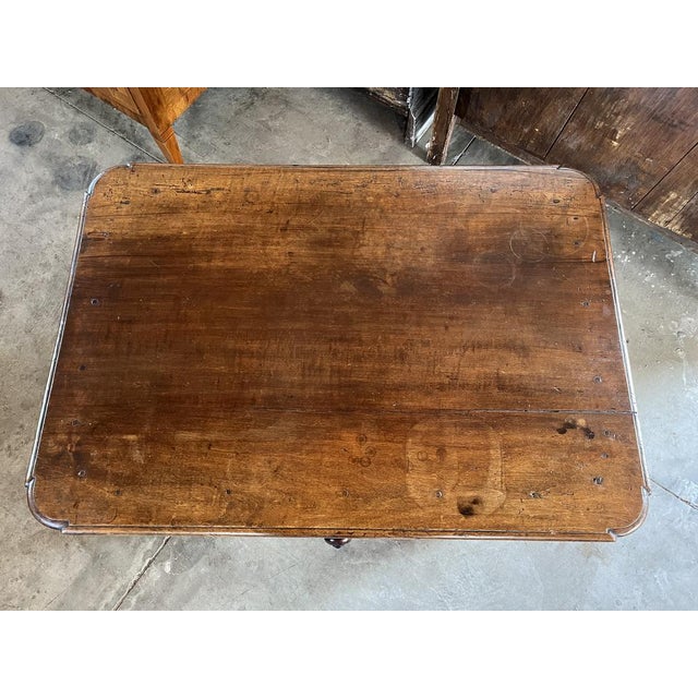 Antique French Walnut Side Table For Sale - Image 11 of 17