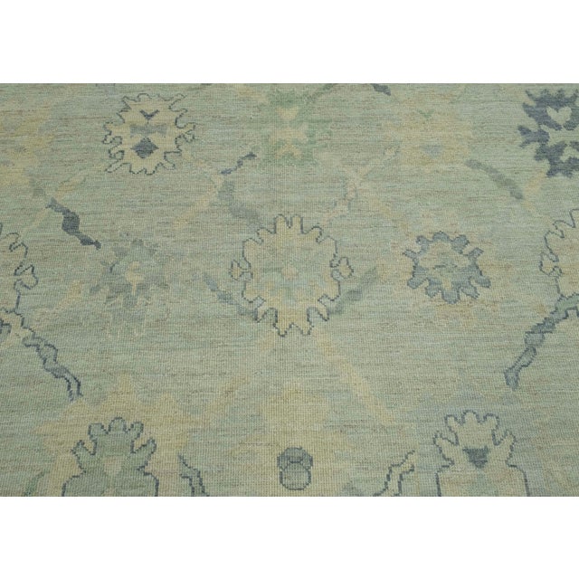 Turkish Oushak Rug 10'4" x 13'5" #18583 For Sale In Houston - Image 6 of 8