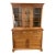 Vintage Craftique Solid Mahogany China Cabinet For Sale