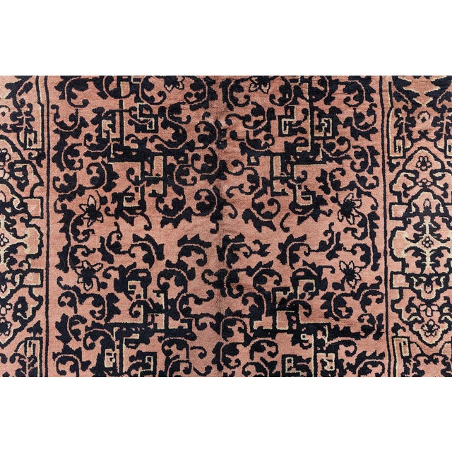 Antique Chinese Rug Size: 5'0" × 8'0" (152 × 243 cm) This exquisite early 20th-century Chinese rug captures the essence of...