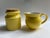 Mid-Century Modern Savoir Vivre Yellow Ceramic Sugar & Creamer Set, 1980's For Sale - Image 3 of 18