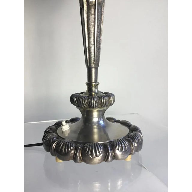 Vintage French Art Deco Table Lamp, 1920s For Sale - Image 4 of 10