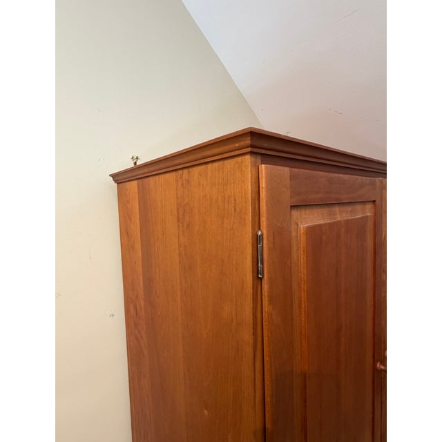 2000 - 2009 Shaker Cherry Linen Press For Sale - Image 5 of 10