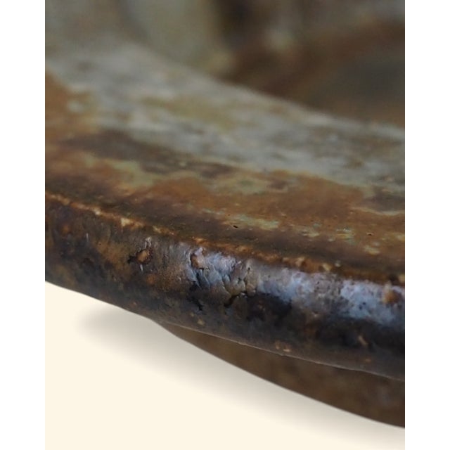 Brutalist Plate by Axella, Denmark, 1970s For Sale - Image 6 of 10