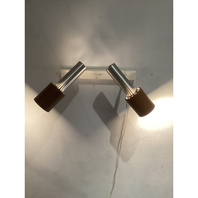 1960s Dutch Double Wall Light attributed to H. Th. J. A. Busquet for Hala, 1960s For Sale - Image 5 of 11