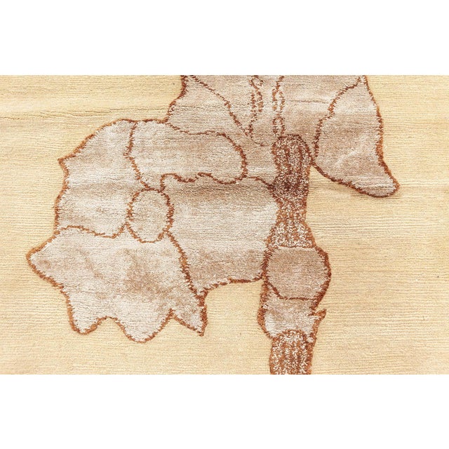 Modern Napa Vines Handmade Wool Rug by Doris Leslie Blau For Sale In New York - Image 6 of 7