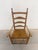Farmhouse Antique Ladder Back Chair Woven Early 19th Century For Sale - Image 3 of 12