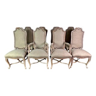 Set of '8' French Louis XV Style Dining Chairs For Sale