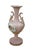 American Mid 20th Century 2 St Regis American Porcelain Pink Floral Mantel Vases Trophy Urns 12" For Sale - Image 3 of 17