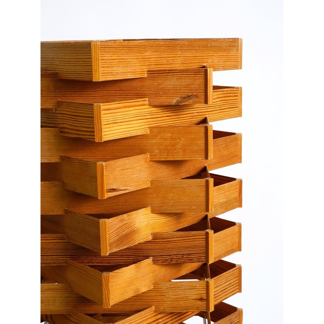 Large Scandinavian Pine Veneer Floor or Table Lamp, 1960s For Sale - Image 15 of 18