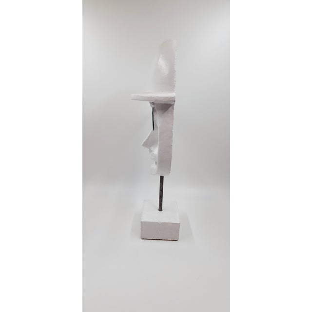 David Gil 1960s David Gil ' Man With Bowler Hat ' Sculpture Faces Artwork With Bennington Potters For Sale - Image 4 of 17