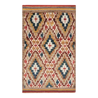 Rug & Kilim’s Moroccan Style Rug With Diamond Geometric Patterns For Sale