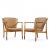 Mid-Century Modern Finn Juhl for Baker Delegate Mid Century Walnut Lounge Chairs - Pair For Sale - Image 3 of 12