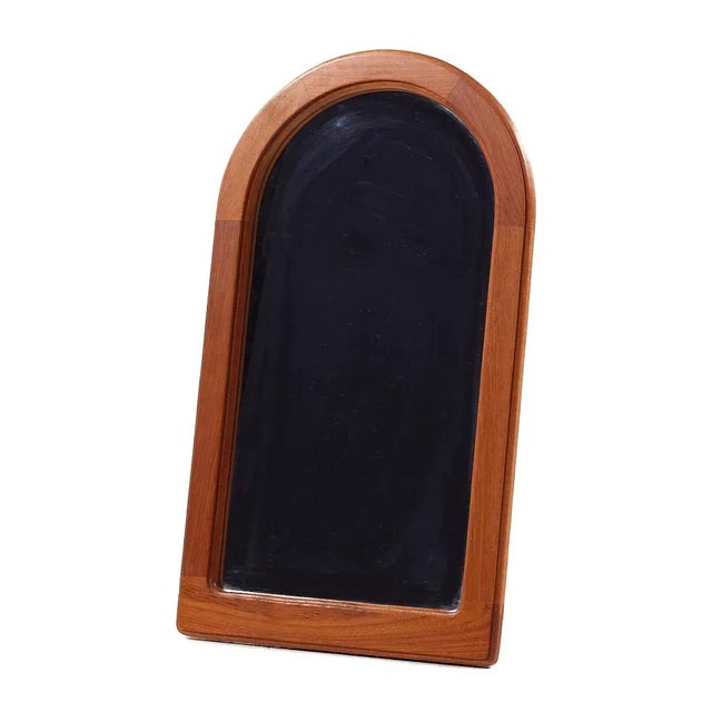 Mid-Century Modern Pedersen and Hansen Mid Century Danish Teak Mirror For Sale - Image 3 of 5