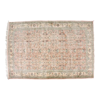 1950s Anatolian Floor Wool Turkish Rug For Sale