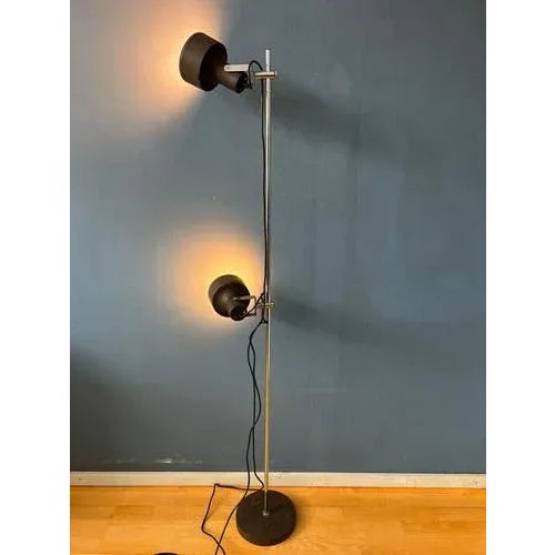 Mid-Century Brown Anvia Floor Lamp For Sale - Image 6 of 11