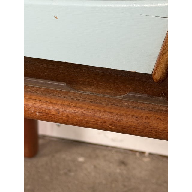 Mid-Century Modern Teak Sideboard with Colored Drawers, 1960s For Sale - Image 10 of 16