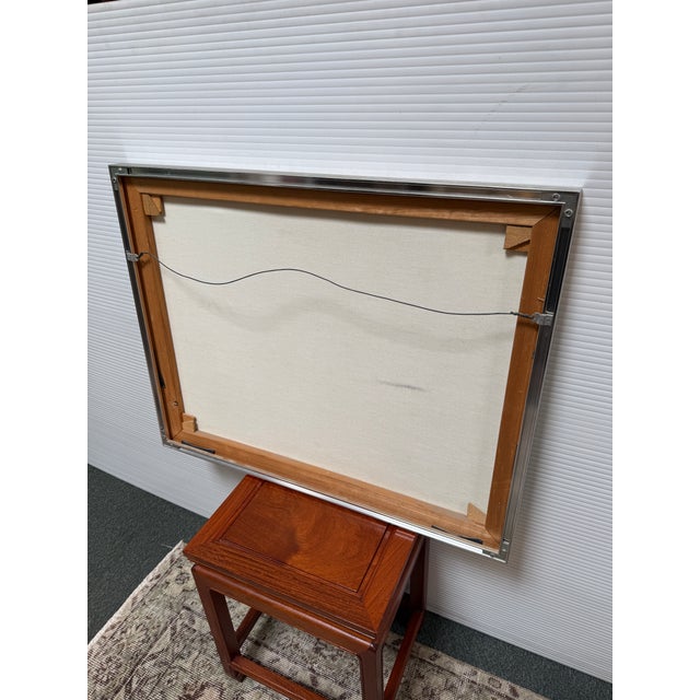 Johannes Holst Sailboat in Wind Original Artwork, Signed Circa 1959 For Sale - Image 12 of 12