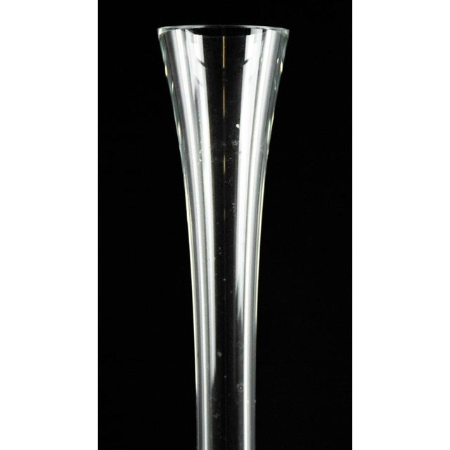 Vintage One Flower Vase in Transparent Art Glass, Italy, 1970s For Sale - Image 3 of 5