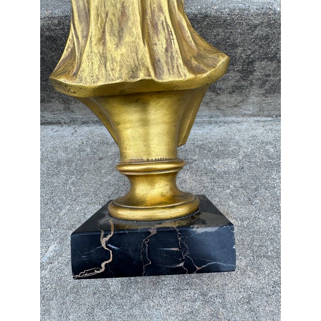 Gorham Manufacturing Co Bronze Madonna Bust For Sale - Image 9 of 10