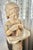19th Century Italian Alabaster Bust of “The Sewing Girl” on Marble Pedestal, Neoclassical Sculpture For Sale - Image 10 of 12