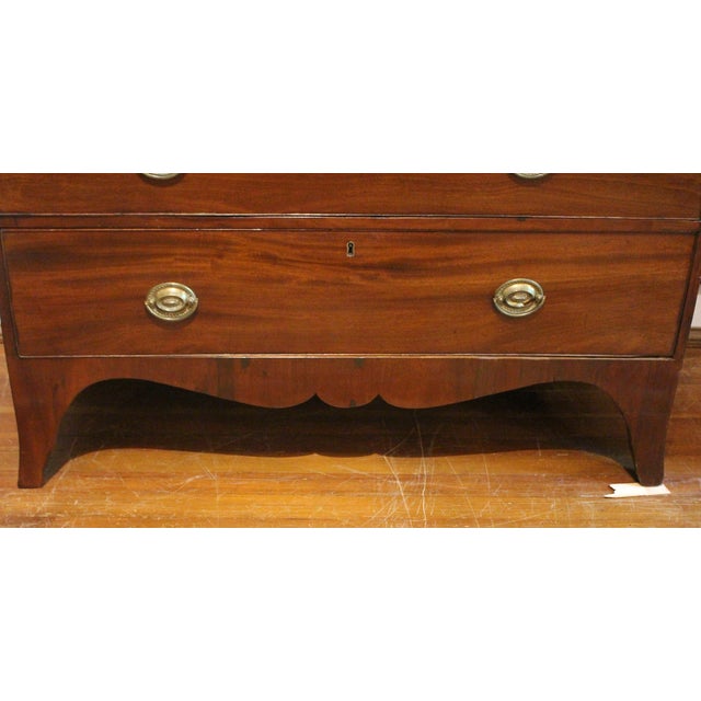 Circa 1780-1800 George III Straight Front Chest of Drawers For Sale - Image 9 of 9