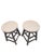 Wood Vintage Adirondack Style Aspen Log Swivel Bar Stools - Pair For Sale - Image 7 of 10