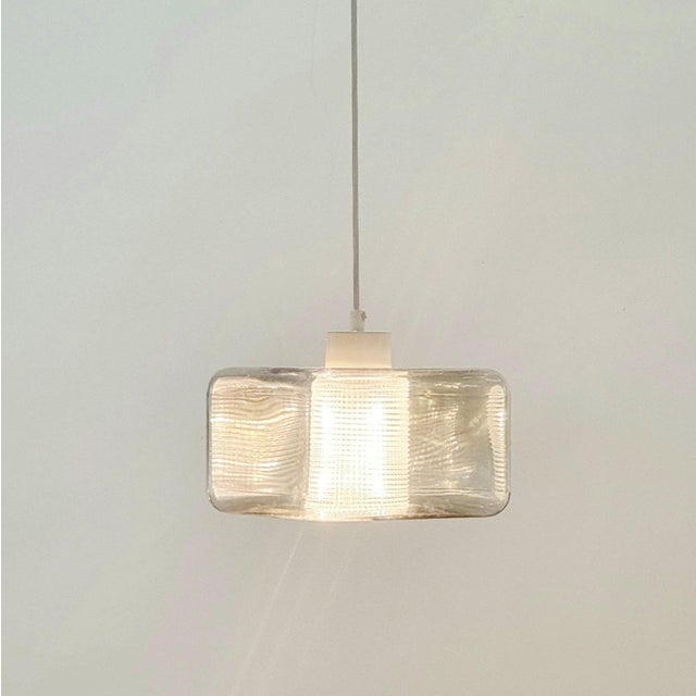 Orrefors Mid-Century Modern Scandinavian Glass Pendant/Ceiling Light by Carl Fagerlund for Orrefors, 1960s For Sale - Image 4 of 7