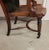French Art Nouveau Walnut Office Desk Arm Chair For Sale - Image 9 of 10