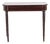 Mahogany Games Table with Turned Tapered Legs, 1880s For Sale
