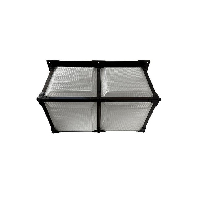 Antique Industrial Hedralite Ceiling Light from Holophane, 1920s For Sale - Image 16 of 18