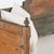 Wood 19th Century Swedish Gustavian Original Teal Blue Painted Pine Bench For Sale - Image 7 of 14