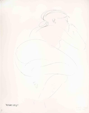 Emilio Greco, Estate, Nude, Etching, 1973