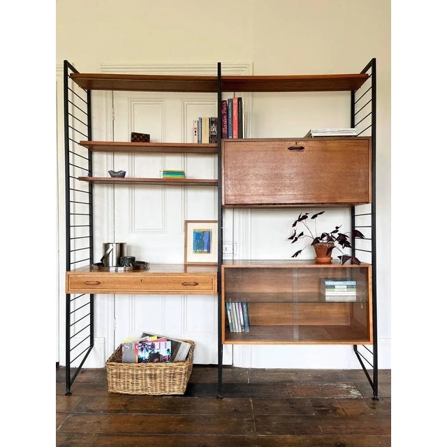 Ladderax System with Shelving, Storage and Desk by Staples for Heals of London, 1960s For Sale - Image 11 of 12