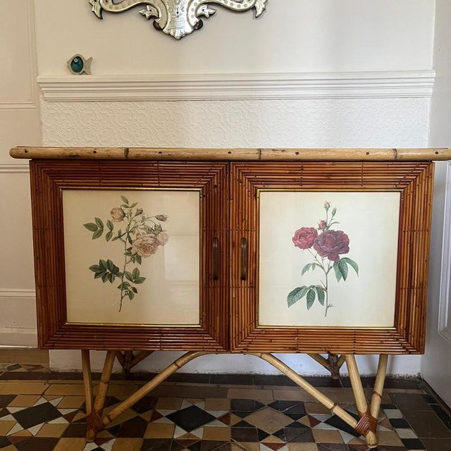 Mid-Century Modern Bamboo Sideboard For Sale - Image 11 of 12