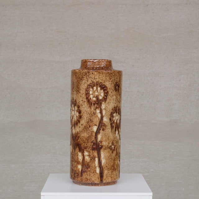 Ceramic Mid-Century Ceramic Zsolnay Vase, 1950s For Sale - Image 7 of 7