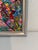 Pink Serg Graff "Whose Tracks" Abstract Painting Framed Outsider Art Coa For Sale - Image 8 of 9