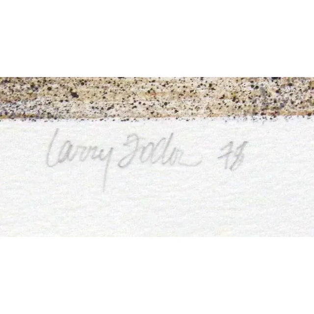 Impressionist Larry Fodor "Shield Series 1" Serigraph on Paper Hand Signed For Sale - Image 3 of 4