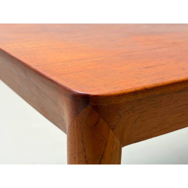 Danish Teak Dining Table by Erik Riisager Hansen for Haslev Møbelsnedkeri, 1960s For Sale - Image 9 of 16