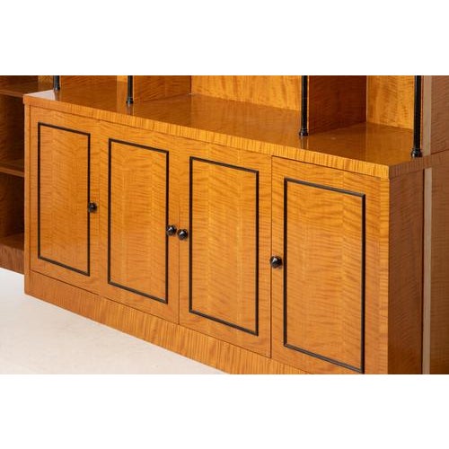 Vintage Art Deco Style Bookcase For Sale - Image 6 of 8