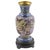 Vintage Chinese Ceramic and Metal Vase on Wooden Base, Early 1900s For Sale - Image 6 of 6