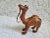 Folk Art 1960s Brown Leather Camel Figurine For Sale - Image 3 of 6