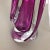 Large Crystal Glass Pink Table Light from Val Saint Lambert, Belgium, 1960s For Sale - Image 6 of 17